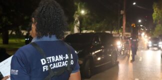 Detran-AM registra 968 autuações durante fiscalizações no feriado do dia do trabalhador