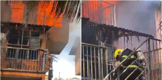 Incêndio atinge apartamentos do Prosamim e deixa oito feridos em Manaus