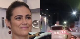 REVOLTA: Multidão cerca carro de procuradora que arrastou moto de entregador em Manaus