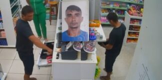 Vídeo: Ladrão esquece RG durante assalto em drogaria de Manacapuru