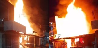 Incêndio de grande proporção destrói residência e assusta moradores na zona Norte de Manaus