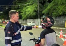 Detran-AM: Fiscalização registra 109 procedimentos relacionados à alcoolemia no fim de semana