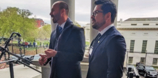 Senadores escondem agenda nos EUA para evitar sabotagem de Eduardo Bolsonaro