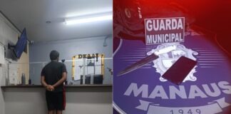 Adolescente de 17 anos é apreendido com faca em terminal de ônibus em Manaus