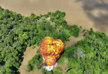 Operação destrói material de garimpo avaliado em R$ 112 milhões