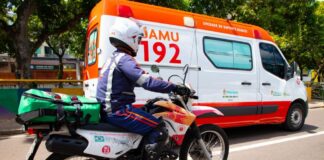 Motorista bêbado atropela jovem na frente de empresa no Distrito Industrial