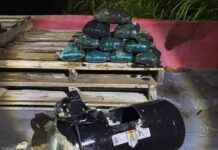 Polícia encontra 15 kg de maconha dentro de compressor em Coari