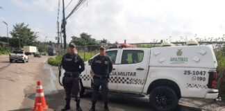 Mulher e criança são encontrados na rua após agressão; PMAM prende suspeito em flagrante