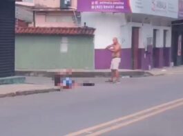 Vídeo: Homem é baleado em via pública no conjunto Manoa