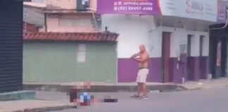 Vídeo: Homem é baleado em via pública no conjunto Manoa
