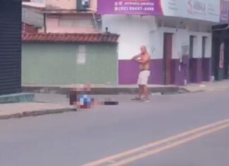 Vídeo: Homem é baleado em via pública no conjunto Manoa