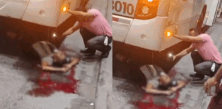 Homem cai de ônibus e é atropelado no Terminal 4 em Manaus