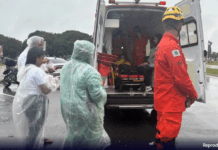 Quatro pessoas seguem internadas após serem atingidas por raio em ato de Nikolas