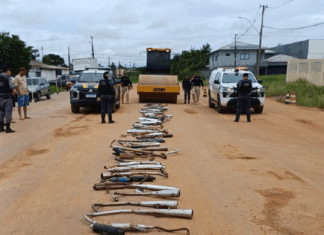Operação Descarga Livre destrói 200 equipamentos em Humaitá