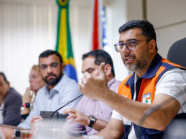 Cheia no Amazonas: Wilson Lima alinha ações de prevenção e pronta-resposta