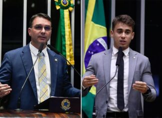 PCdoB do Amazonas aciona Justiça para barrar título a Flávio Bolsonaro e Nikolas Ferreira