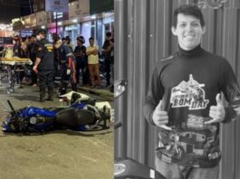 Entregador morre após colisão entre motocicletas em Manaus