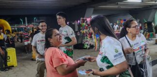 Carnaval na Floresta 2026: Ação do Detran-AM conscientiza a população no desfile das escolas de samba do Grupo Especial