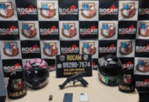 Homem é preso no Novo Aleixo após assaltar a agredir vítima com golpes de capacete