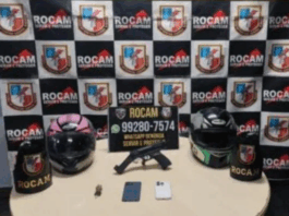 Homem é preso no Novo Aleixo após assaltar a agredir vítima com golpes de capacete